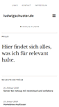 Mobile Screenshot of ludwigschuster.de